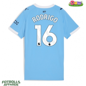 Manchester City Rodri Hernandez #16 Hemmatröja Kvinnor 2025-26 Kortärmad